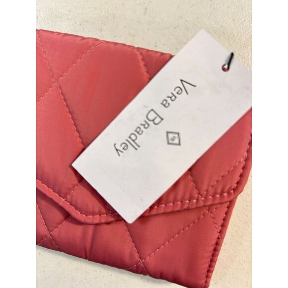 Vera Bradley Ultralight RFID Mini Tri-fold Wallet Strawberry Ice NWT - Picture 5 of 5